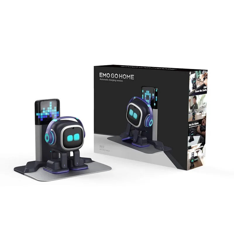 Emo Go Home Robot Intelligent Ai Emotional Communication Interactive Speech Recognition Desktop Accompanying Electronic Pet Toys