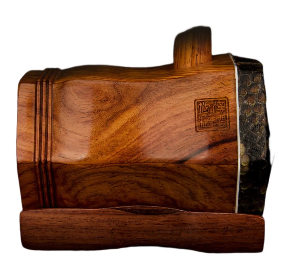 Erhu red rosewood Chinese stringed musical instrument