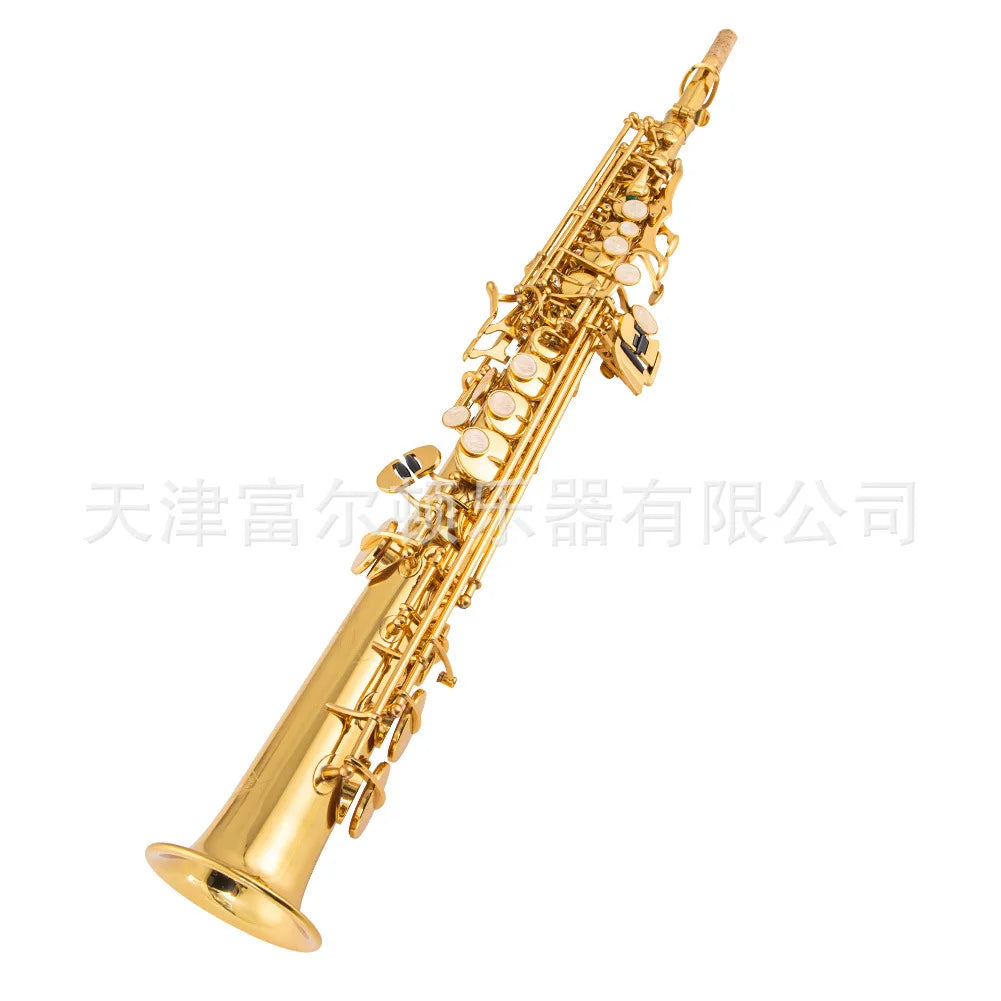 Eswell, B flat treble saxophone split pipe/wind instrument, full set of accessories