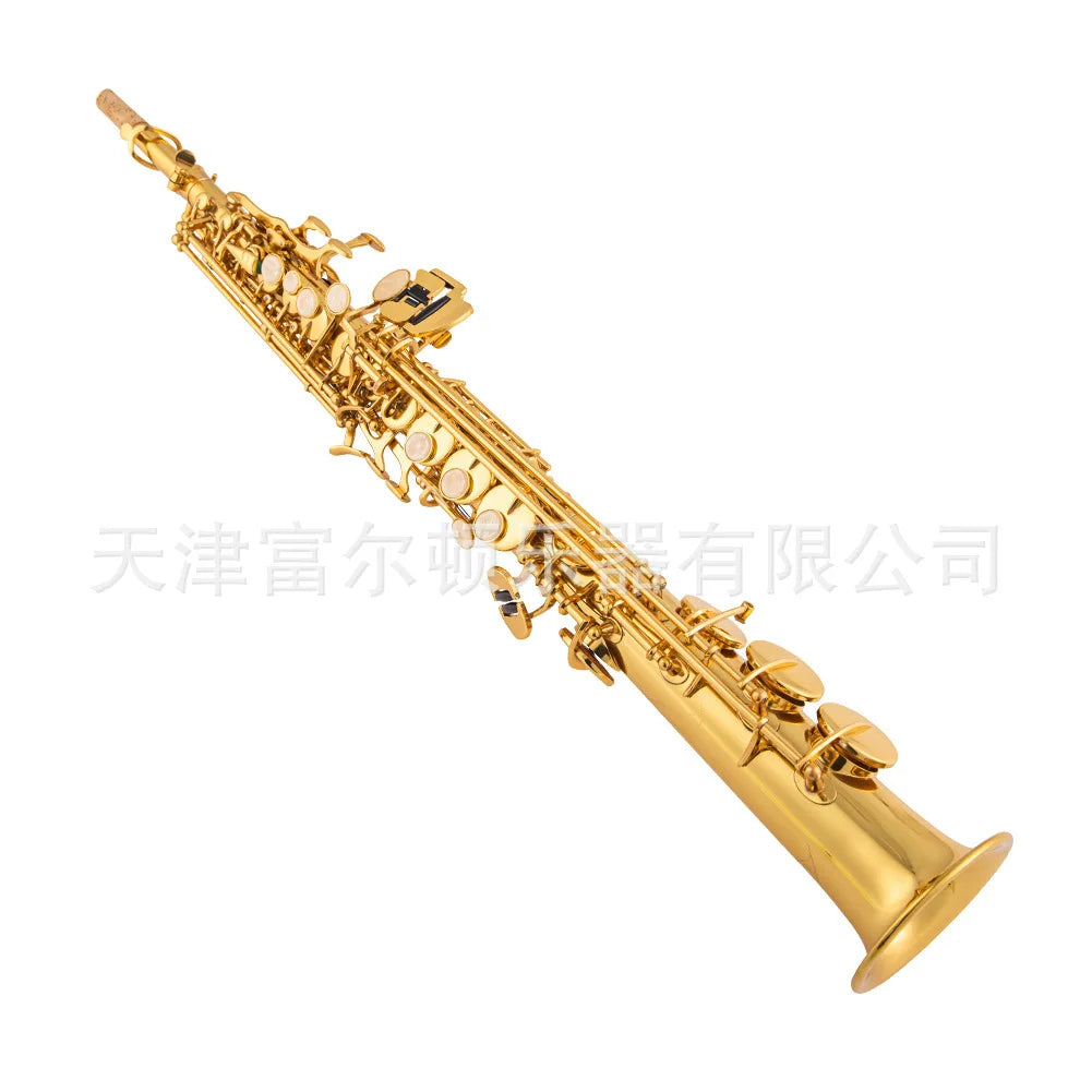 Eswell, B flat treble saxophone split pipe/wind instrument, full set of accessories
