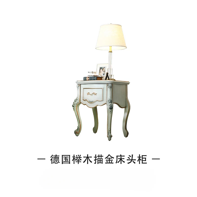 European carved solid wood 1.8m Princess bedroom American wedding bed double bed