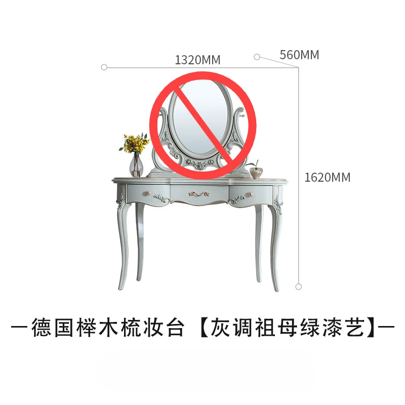 European style villa solid wood 1.8 double bed, master bedroom carved wedding princess bed