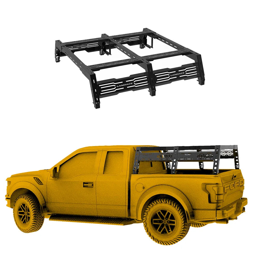 Factory Price Steel High Roll Bar Cover And Ladder Truck Bed Rack Pickup Aluminium