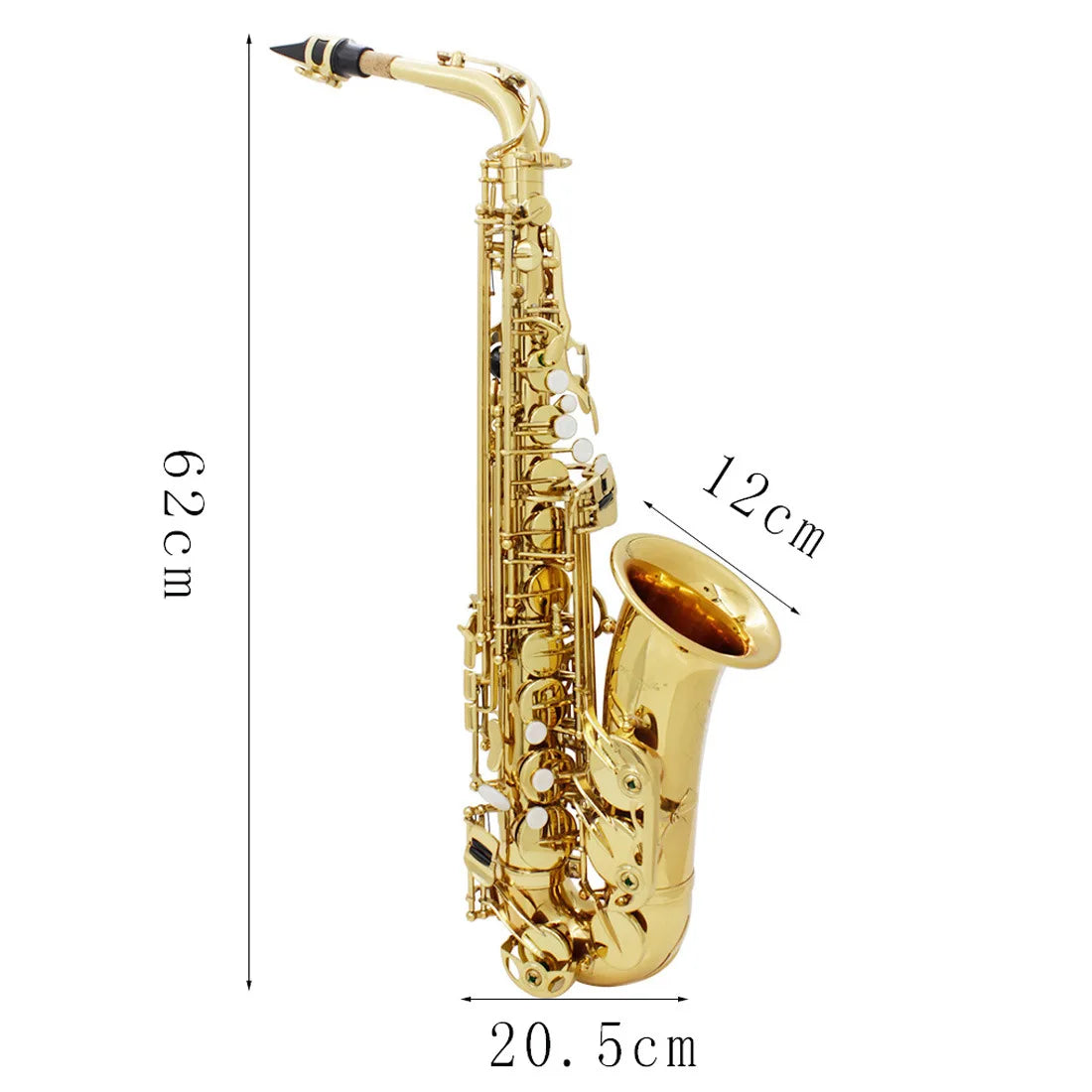 MMOOKA Factory mainstay product E flat alto brass tube golden saxophone professional sax saxophon