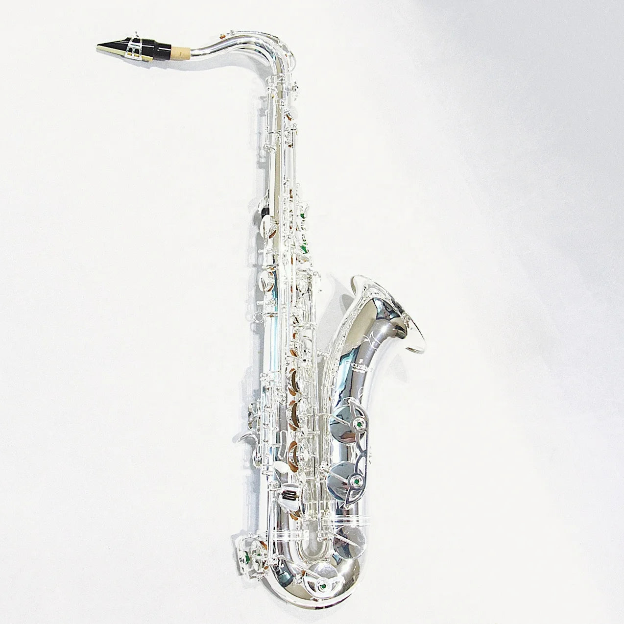 Factory price wholesale tenor saxophone professional brass body silver plated chinese saxophone tenor