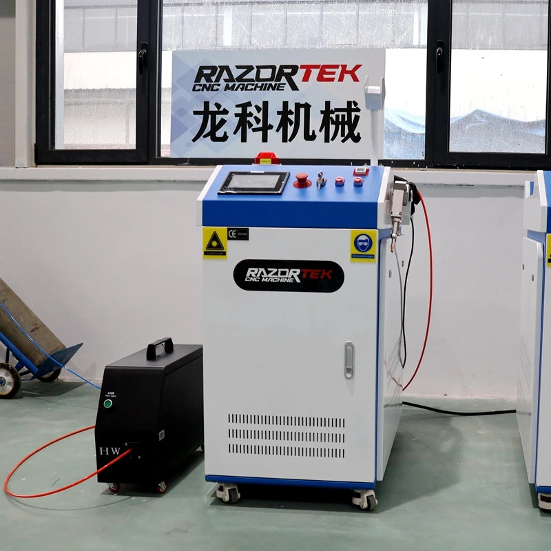 Fiber laser welding machine for metal with stepper motor fast wire feeder 0-8mm metal welding equipment