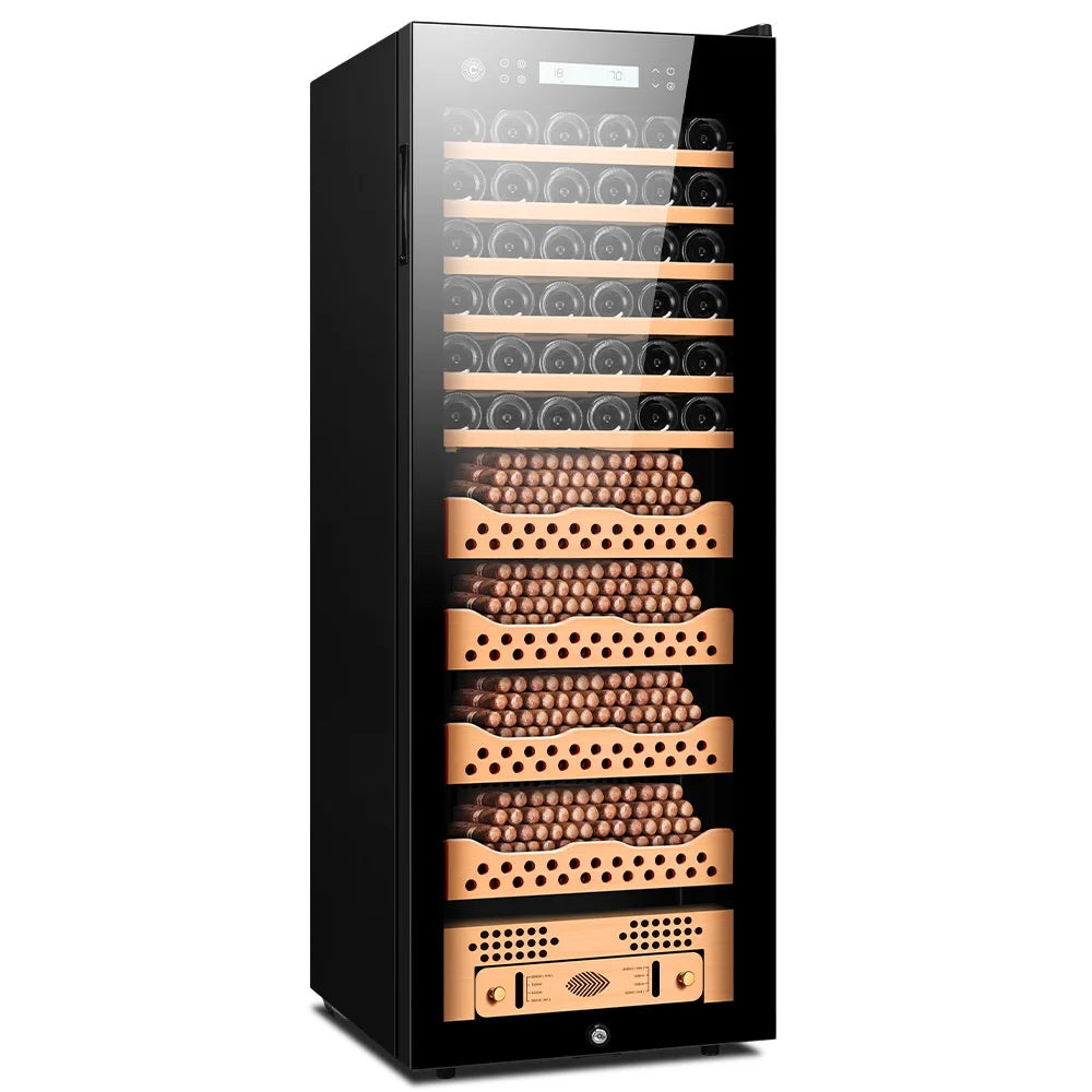Fk-268c Cigar Cabinet Intelligent Humidor Wi-Fi Constant Temperature and Humidity Household Compression Cabinet Cigar and Wine