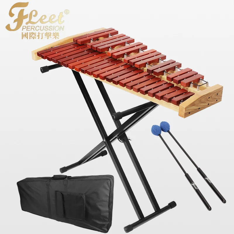 MMOOKA Fleet xylophone percussion instrument marimba professional performance level 37 key mahogany
