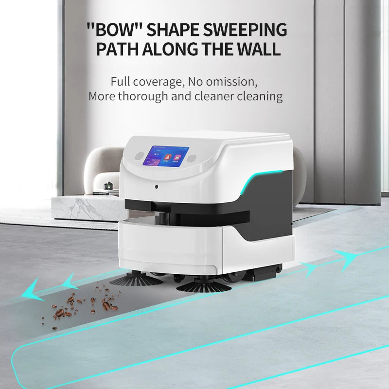 Floor Sweeper Robot Clean Street Sweeper Autonomous Vacuum Scrubber Ai Technology for Mall Wet and Dry Industrial Vacuum Cleaner