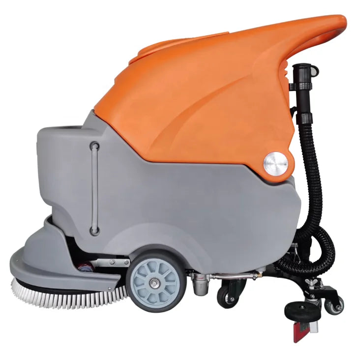 Floor cleaning machine sweeper scrubber equipment with nice scrubber brush