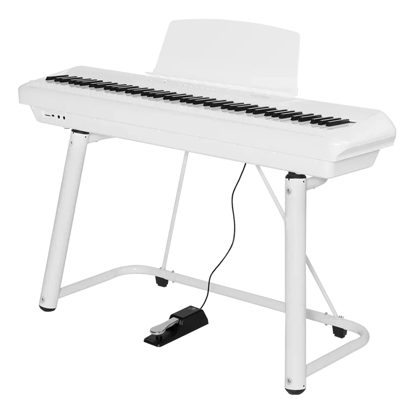 Flykeys Digital Electronic Piano 88 Keys Portable stage keyboard musical instruments upright piano FP6 with Iron stand