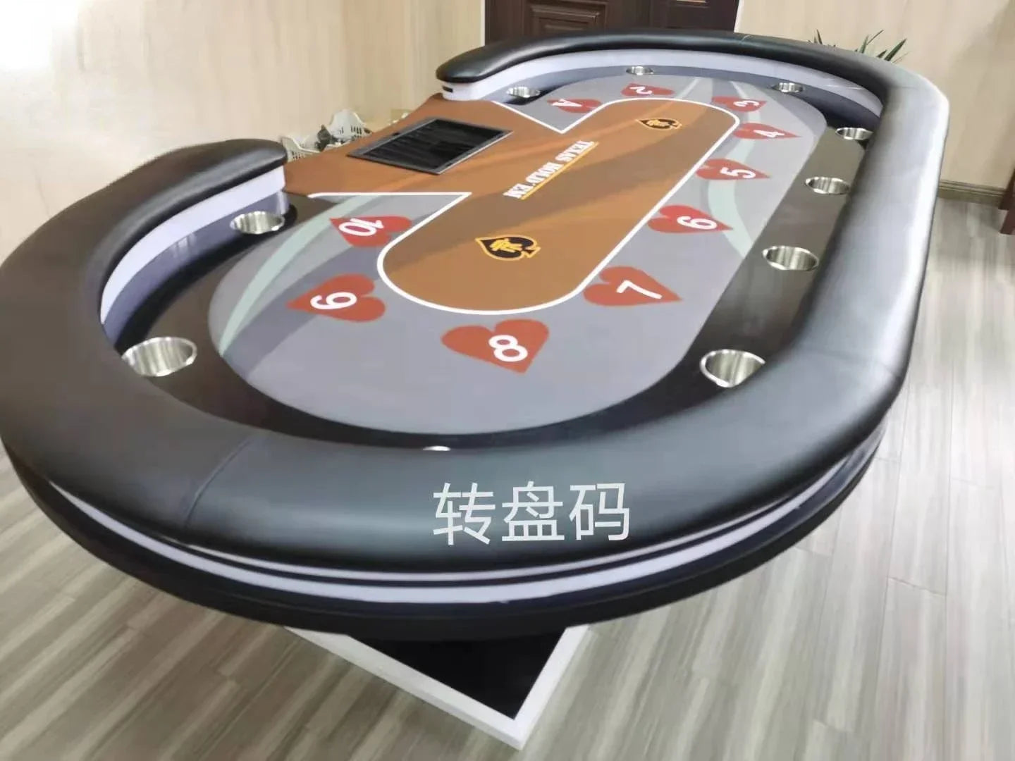 For Poker Table with Remote Control LED Light Desktop Cloth Cushion