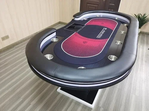For Poker Table with Remote Control LED Light Desktop Cloth Cushion