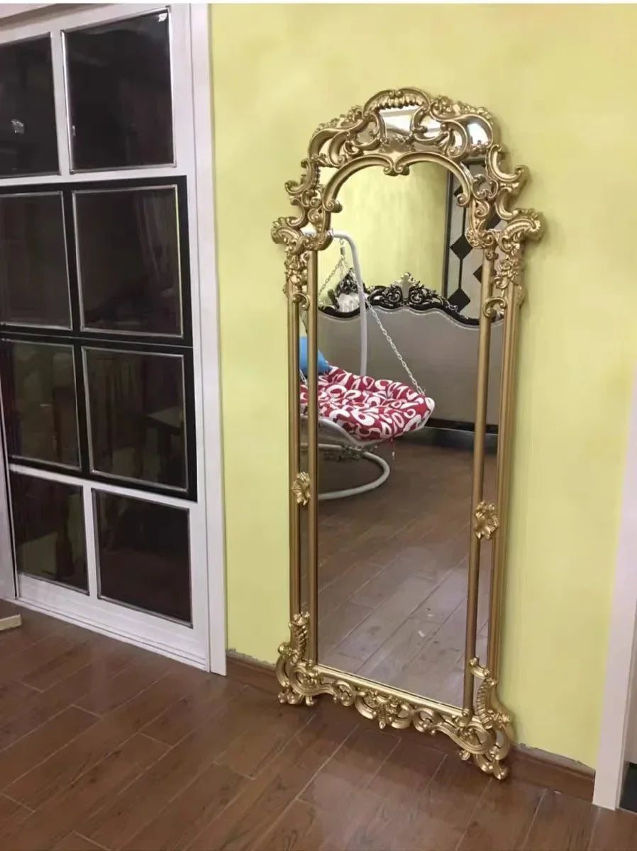 French full body cloakroom, floor to ceiling mirror, dressing mirror, Cuban Locke large mirror, wall mounted