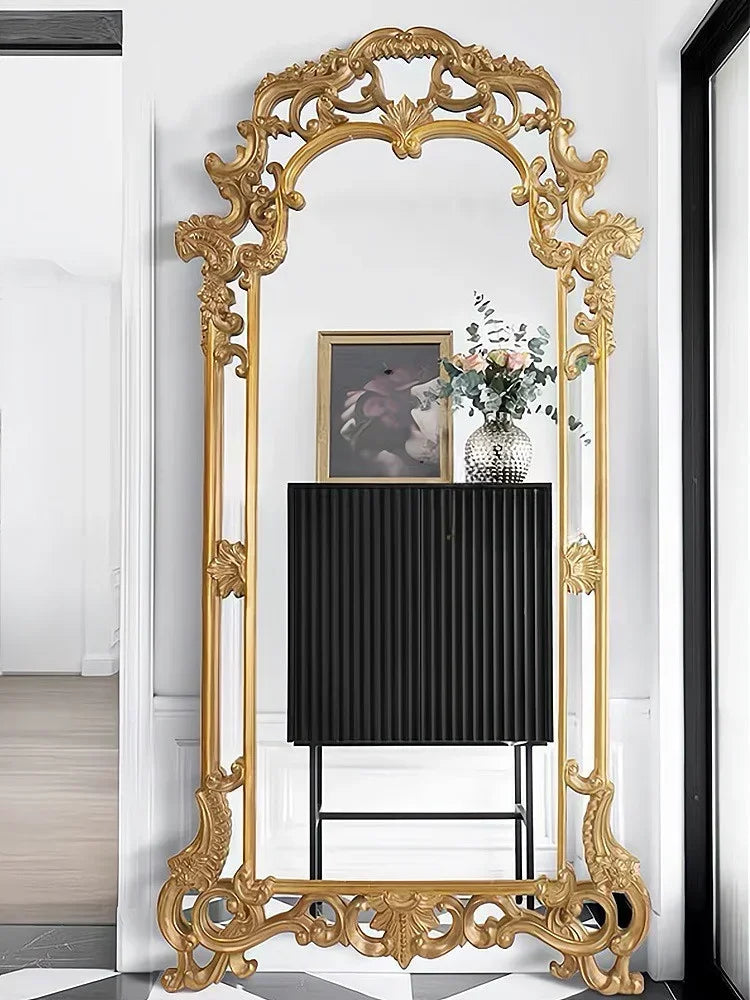 French full body cloakroom, floor to ceiling mirror, dressing mirror, Cuban Locke large mirror, wall mounted