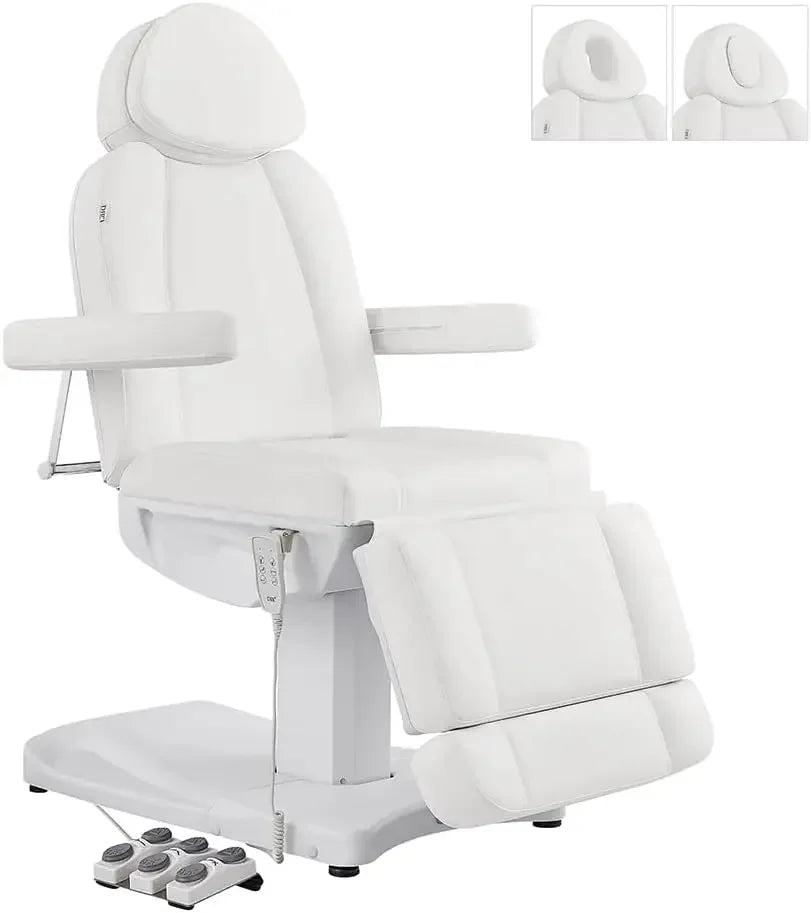 Full Electrical Medical Aesthetic Chair Facial Beauty Bed Podiatry Doctors Office Chair with 3 Motors INK