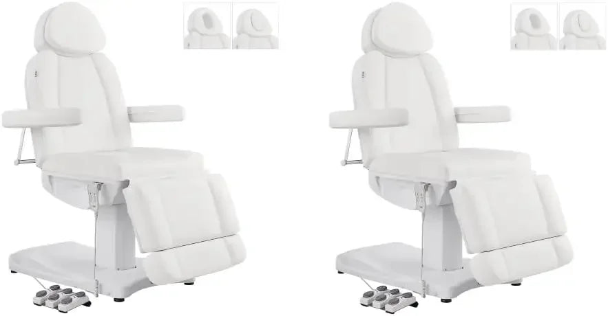 Full Electrical Medical Aesthetic Chair Facial Beauty Bed Podiatry Doctors Office Chair with 3 Motors INK
