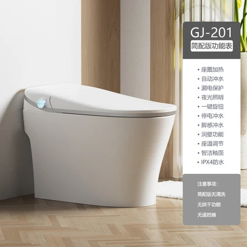 Full-automatic instant heating type water temperature adjustable seat cushion heating intelligent toilet for home hotel