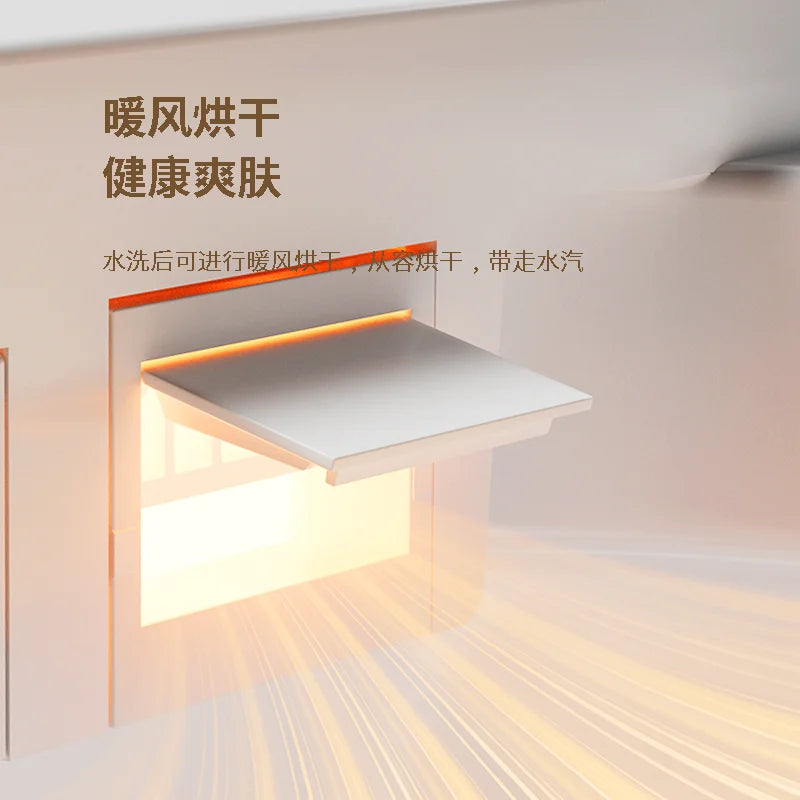 Full-automatic instant heating type water temperature adjustable seat cushion heating intelligent toilet for home hotel