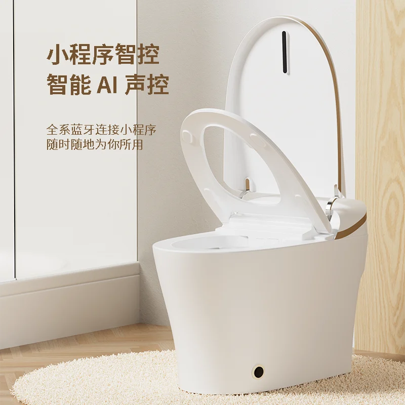 Full-automatic instant heating type water temperature adjustable seat cushion heating intelligent toilet for home hotel