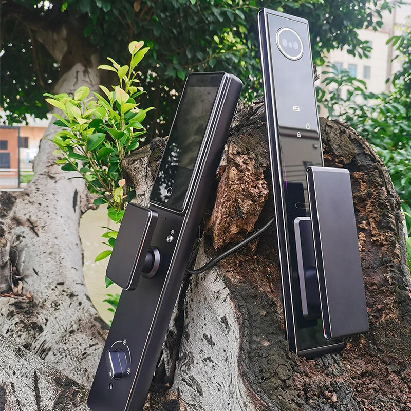 Fully automatic facial recognition fingerprint lock, home anti-theft door intelligent door lock APP, remote active visual