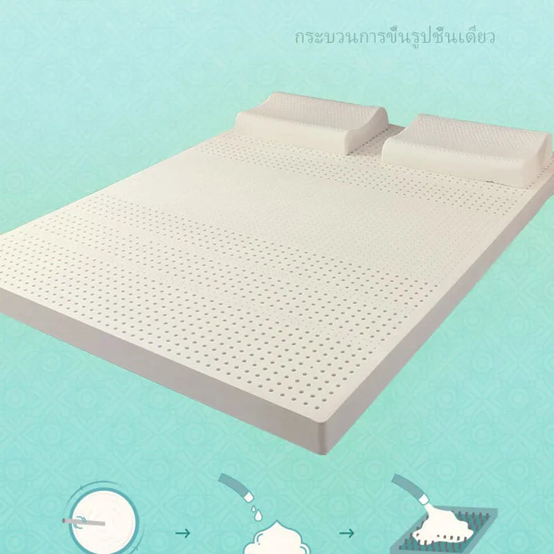 Furniture Bedroom Aesthetic Natural Latex Mattresses Protector Memory Foam Mattress Topper Queen Size Colchoneta Tatami To Sleep