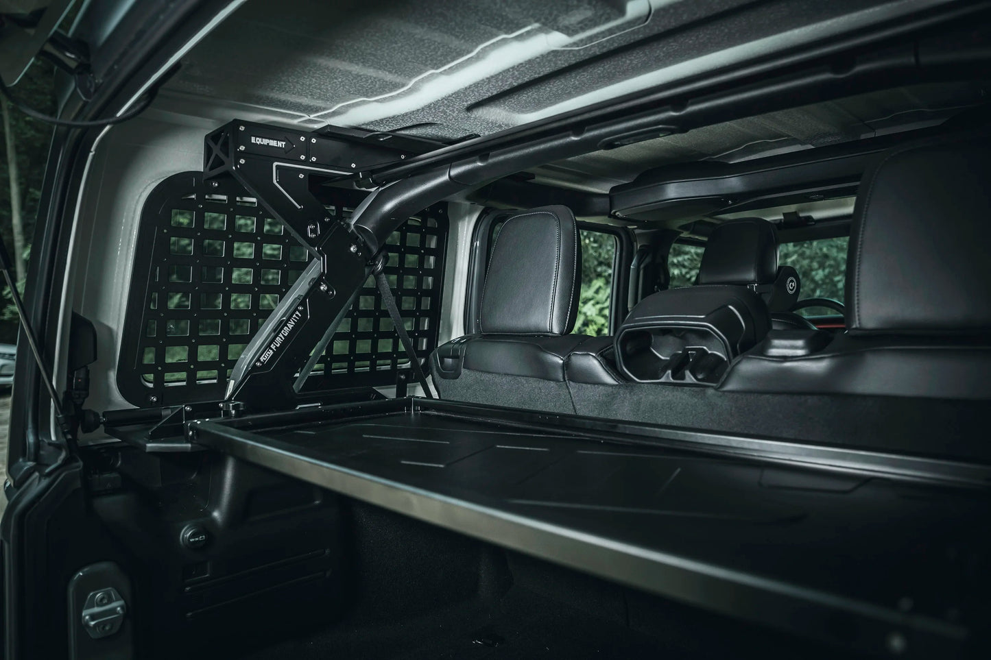 Fury 2018+ accessories Aluminum Alloy Car Interior Trunk luggage rack for Jeep wrangler JL