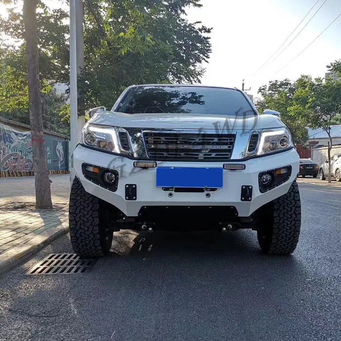 GZDL4WD Pick Up Truck Accessories Steel Bumper For Np300 2015-2022 Bull Bar Bumper Auto Body System