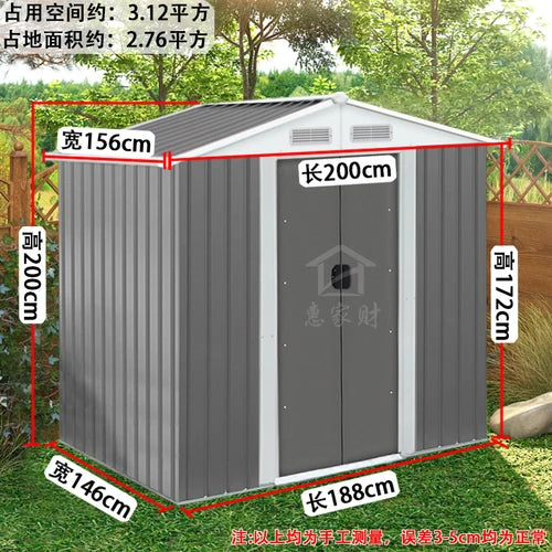 Garden tool room, outdoor yard tool cabinet, outdoor storage room, storage room, activity small house, simple room
