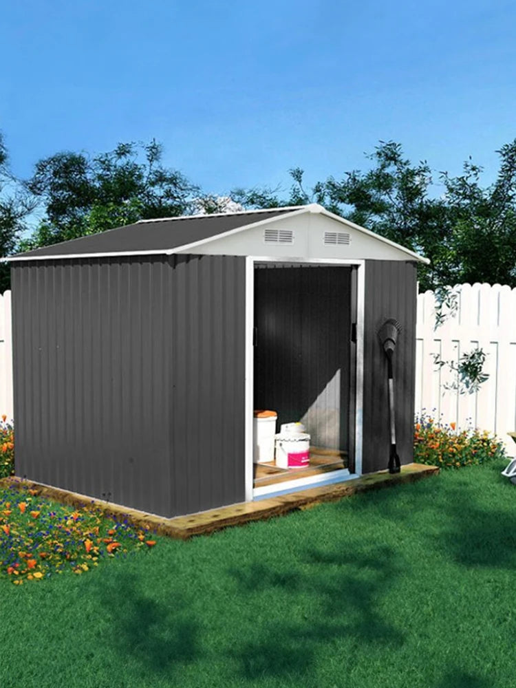 Garden tool room, outdoor yard tool cabinet, outdoor storage room, storage room, activity small house, simple room