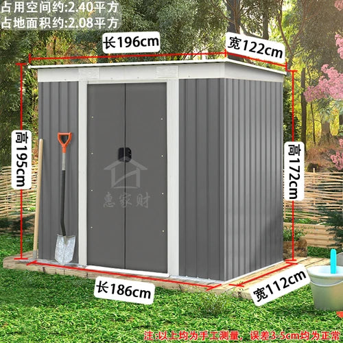 Garden tool room, outdoor yard tool cabinet, outdoor storage room, storage room, activity small house, simple room