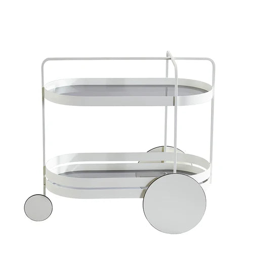 German three-wheeled trolley, living room, light luxury, storage and organizers, kitchen home