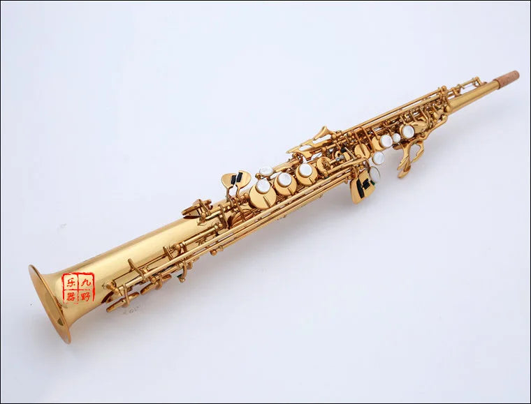 Germany Keilwerth ST110 Soprano Straight Tube Saxophone Brass Gold Lacquer B Tune Sax With Mouthpiece Professional Instrument