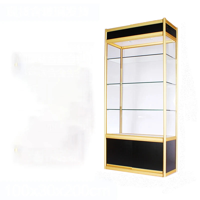 Glass Display Cabinet Model Sample Trophy Hand held Display Cabinet Jewelry Cigarette Cabinet Jewelry Counter Display Cabinet