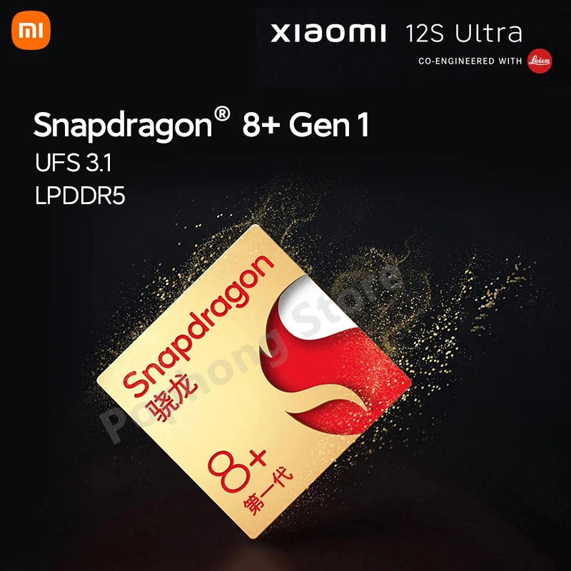 Global Rom Xiaomi 12S Ultra 12GB 256GB 6.73 inch 2K AMOLED flexible display Snapdragon Gen 8+ Octa Core 67W Fast Charge NFC