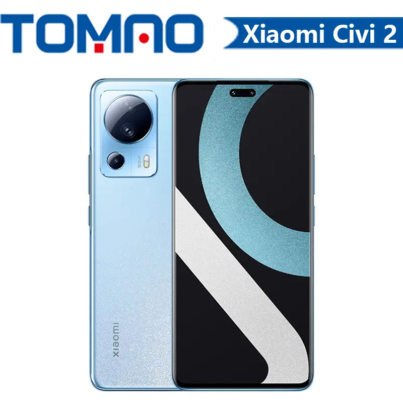 Global Rom Xiaomi Civi 2 5G Mobile Phone 6.55inch 120Hz Snapdragon 7 Gen 1 Octa Core 50MP Rear Three Camera 4500mAh 67W NFC