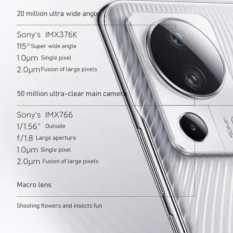 Global Rom Xiaomi Civi 2 5G Mobile Phone 6.55inch 120Hz Snapdragon 7 Gen 1 Octa Core 50MP Rear Three Camera 4500mAh 67W NFC