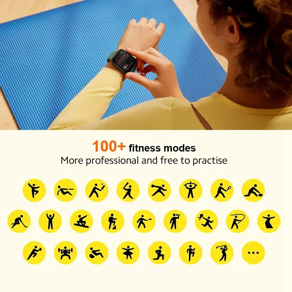 Global Version Xiaomi Redmi Watch 3 Active Bluetooth 5.3 Sport Bracelets 1.83'' LCD Display Blood Oxygen Monitor 5ATM Waterproof
