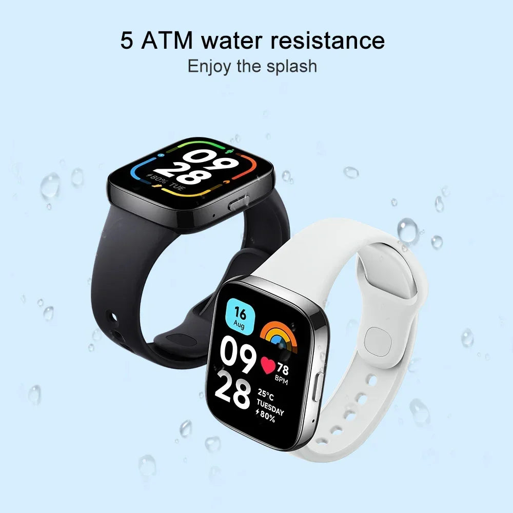 Global Version Xiaomi Redmi Watch 3 Active Bluetooth 5.3 Sport Bracelets 1.83'' LCD Display Blood Oxygen Monitor 5ATM Waterproof