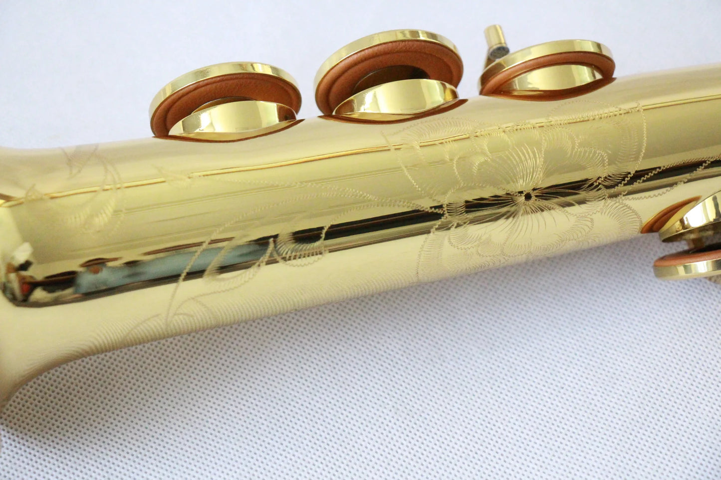 Good price straight soprano saxophone brass body gold lacquer professional saxophone soprano