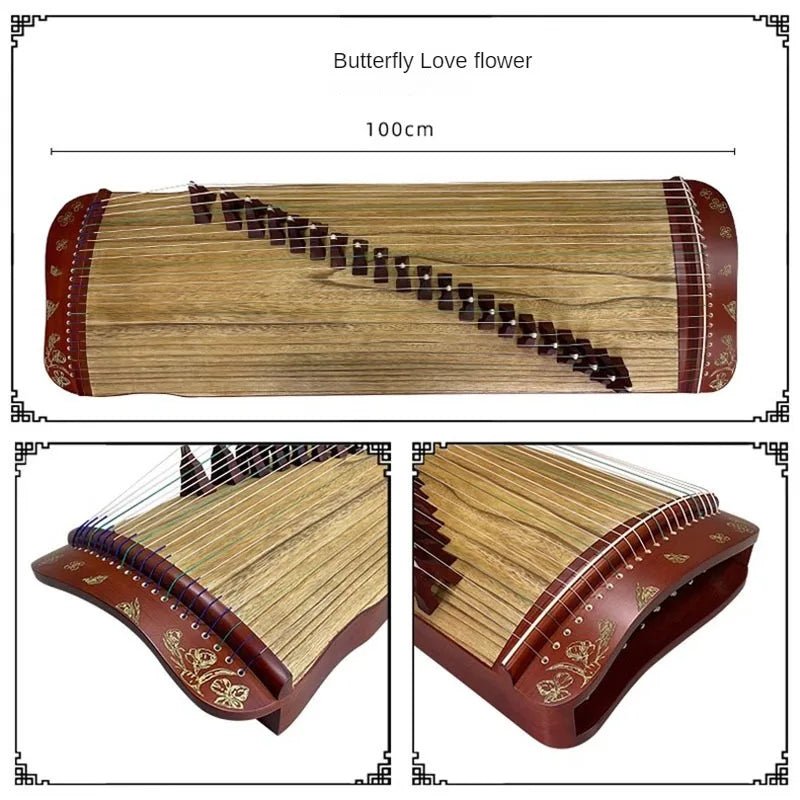 Guzheng Instrument Wooden Musical instruments Kids 21-string Mini Chinese Guzheng 1 M Professional Guqin Instrument Accessories