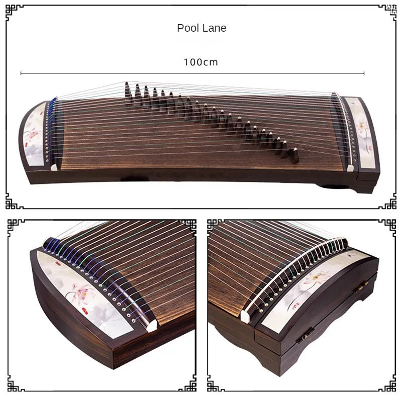 Guzheng Instrument Wooden Musical instruments Kids 21-string Mini Chinese Guzheng 1 M Professional Guqin Instrument Accessories