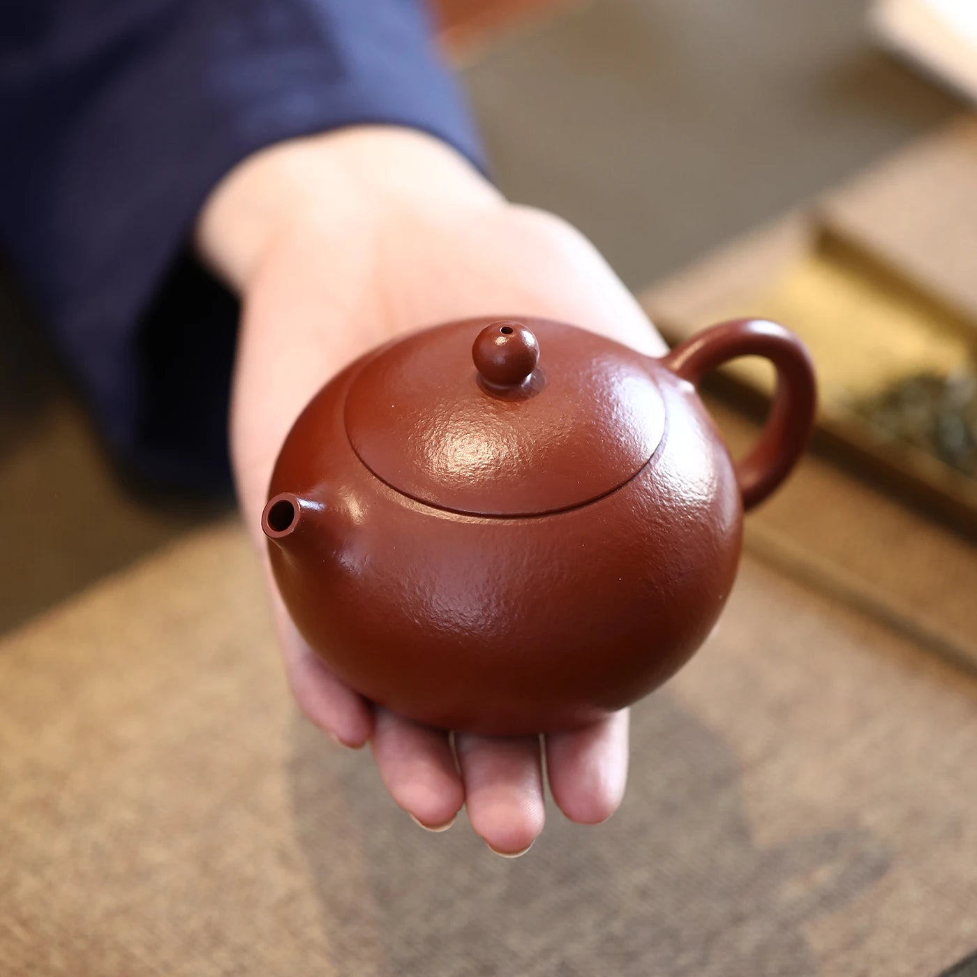 |H pot spring yixing are recommended by Shang Huagang handmade household teapot undressed ore dahongpao xi shi pot