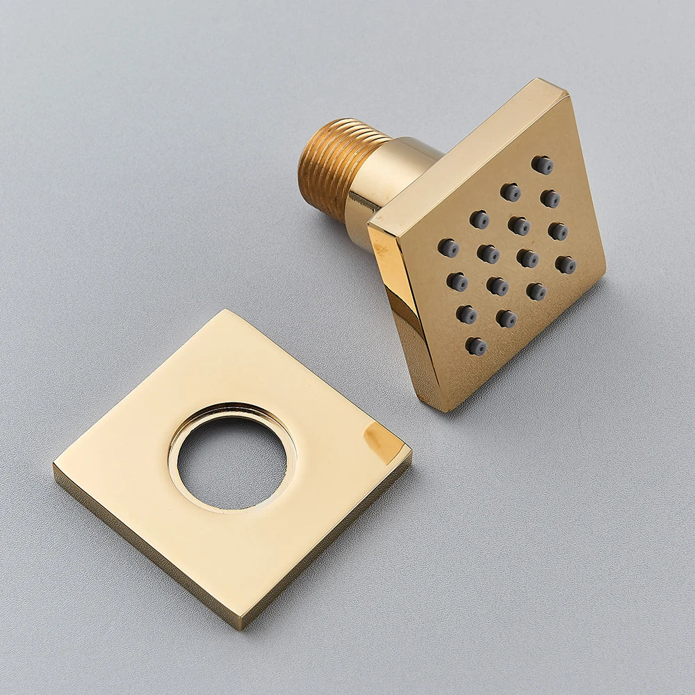MMOOKA Chrome Black Brass Body Sprays Square Shower Spa Massage Body Jets Golden Concealed Shower Spray Head Faucet Accessory MMOOKA.COM