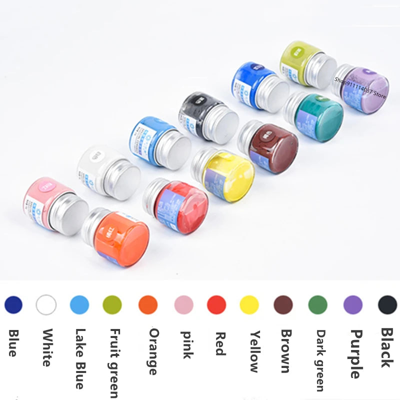MMOOKA MMOOKA 12 Color Set Pottery Art Painting Pigment Ceramic Underglaze Color DIY Professional Hand-painted Underglaze Water-based PaintMMOOKA.COM