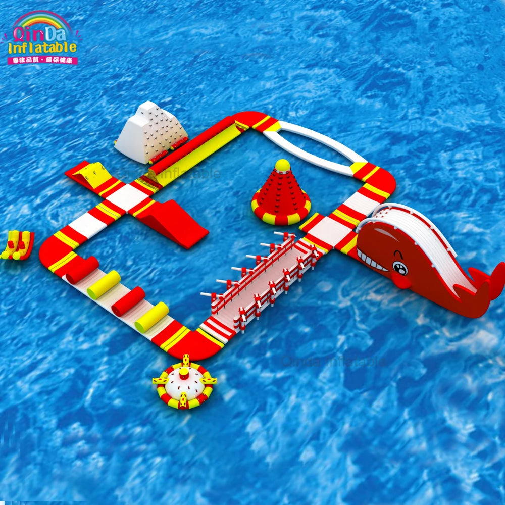 Water Park Game Inflatable Obstacle Course High Quality Inflatable Aqua Park