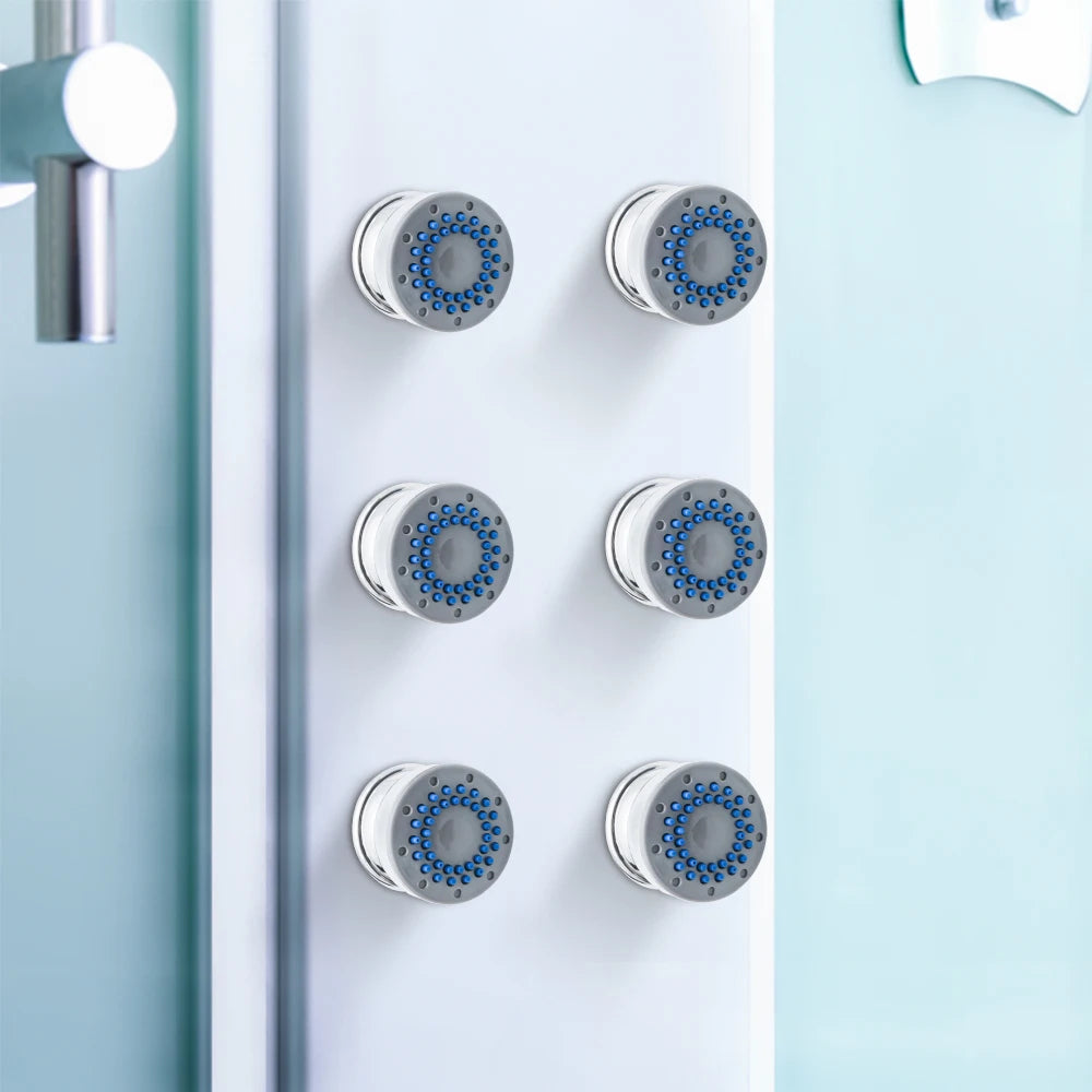 MMOOKA 3pcs-6pcs/set Bathroom Hydromassage Showerhead Water Saving Rotatable Massage Shower Nozzle MMOOKA.COM