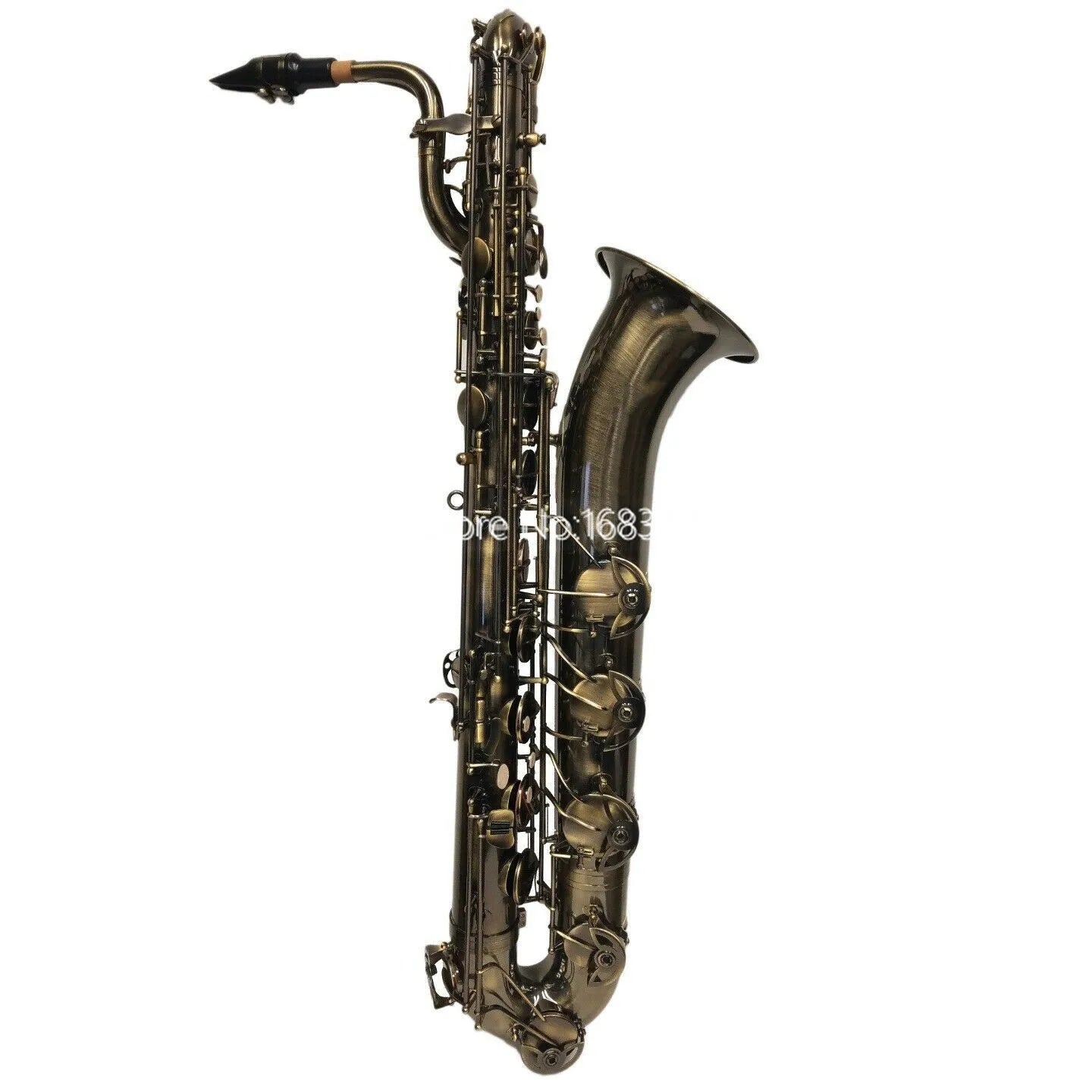 New Arrival Baritone Saxophone E Flat Antique copper musical instrument Professional With Case Accessories Free Shipping