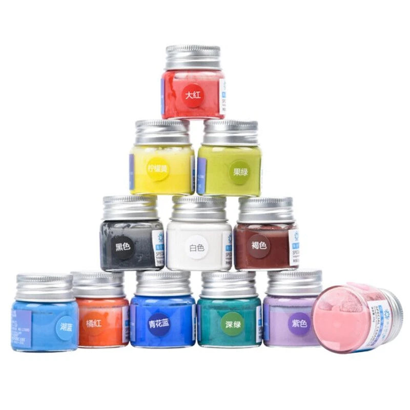 MMOOKA MMOOKA 12 Color Set Pottery Art Painting Pigment Ceramic Underglaze Color DIY Professional Hand-painted Underglaze Water-based PaintMMOOKA.COM