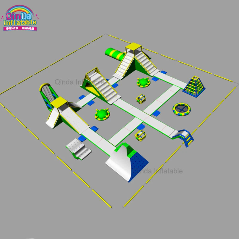Water Park Game Inflatable Obstacle Course High Quality Inflatable Aqua Park